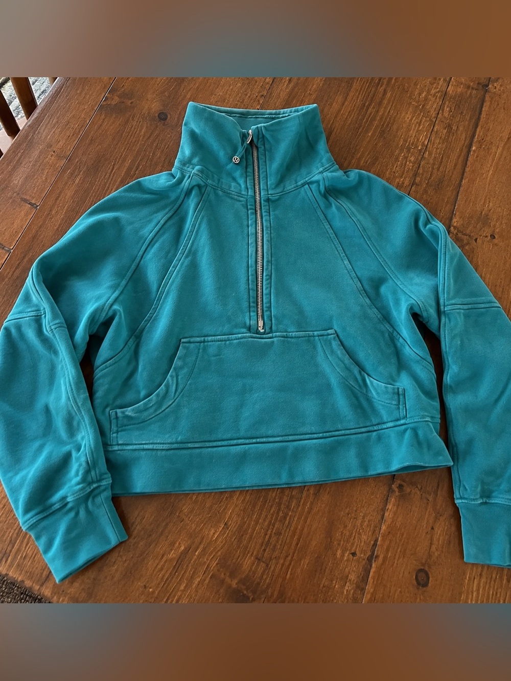 lululemon Athletica Teal Half Zip Pullover Sweatshirt Women’s size XS/S